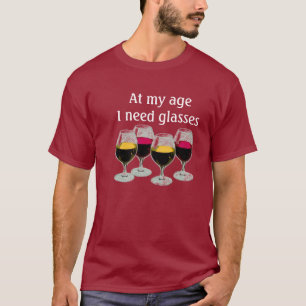 Camiseta En mi edad necesito los vidrios