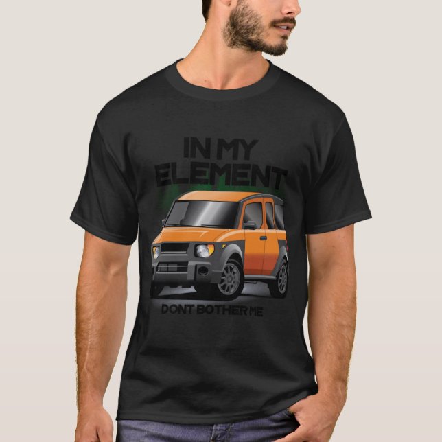 Camiseta En Mi Elemento Tangerina (Anverso)