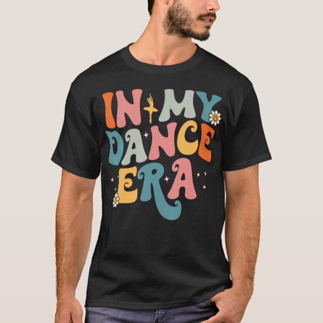 Camiseta En mi época de baile bailarina Groovy Retro (Anverso)