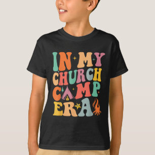 Camiseta En Mi Época de Campamento de Iglesia Divertido Ver