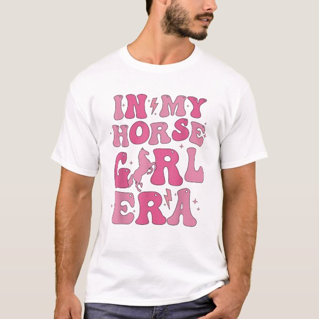 Camiseta En mi época de chica de caballos lindo chica amant (Anverso)