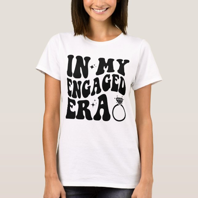 Camiseta En mi época de compromiso, regalo de compromiso (Anverso)