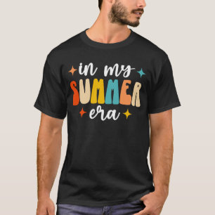 Camiseta En mi época de verano, un verano retro y urbano