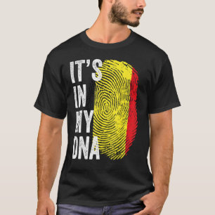 Camiseta En mi equipo belga de fútbol belga Dna