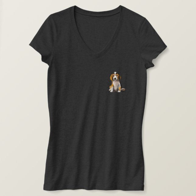 Camiseta En mi era Beagle mama (Anverso del diseño)