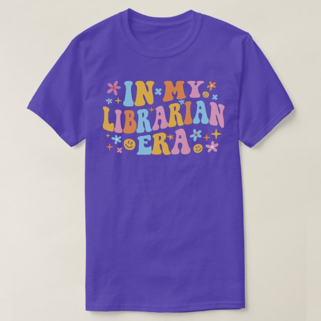 Camiseta En mi era bibliotecaria I (Diseño del anverso)