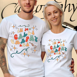 Camiseta En mi era caligráfica Personalizado texto atrás