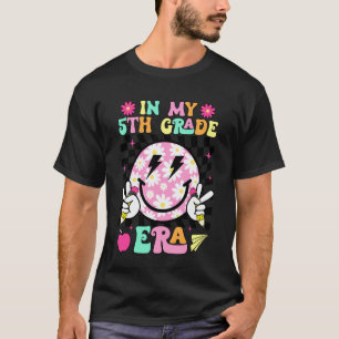 Camiseta En Mi Era De 5º Grado Cara Sonriente De Regreso A