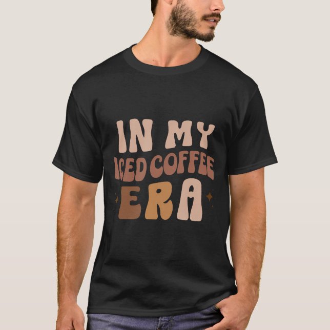 Camiseta En Mi Era De Café Hielo, Los Amantes Del Café Hela (Anverso)