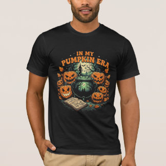 Camiseta En Mi Era de Calabaza Retro Espeluznante Halloween
