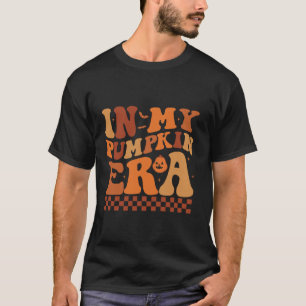Camiseta En mi era de calabazas retro Groovy divertida tien