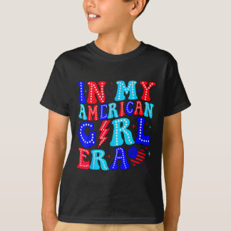 Camiseta En Mi Era De Chica Americana Retro 4 De Julio Cuar