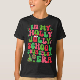 Camiseta En Mi Era de Consejero Escolar Holly Xmas Jolly