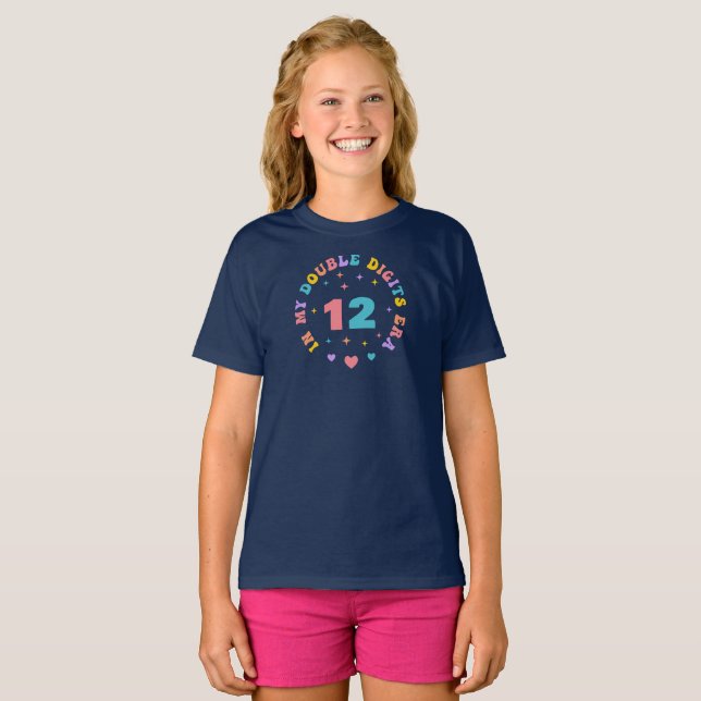 Camiseta En Mi Era De Dígitos Dobles Edad Personalizada (Anverso completo)