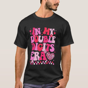 Camiseta En Mi Era De Dobles Dígitos Retro Groovy 10 Cumple