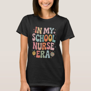 Camiseta En Mi Era de Enfermera Escolar Groovy Vida de Regr