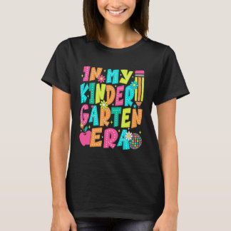 Camiseta en Mi Era de Kinder Maestra Niños Primer Día de E