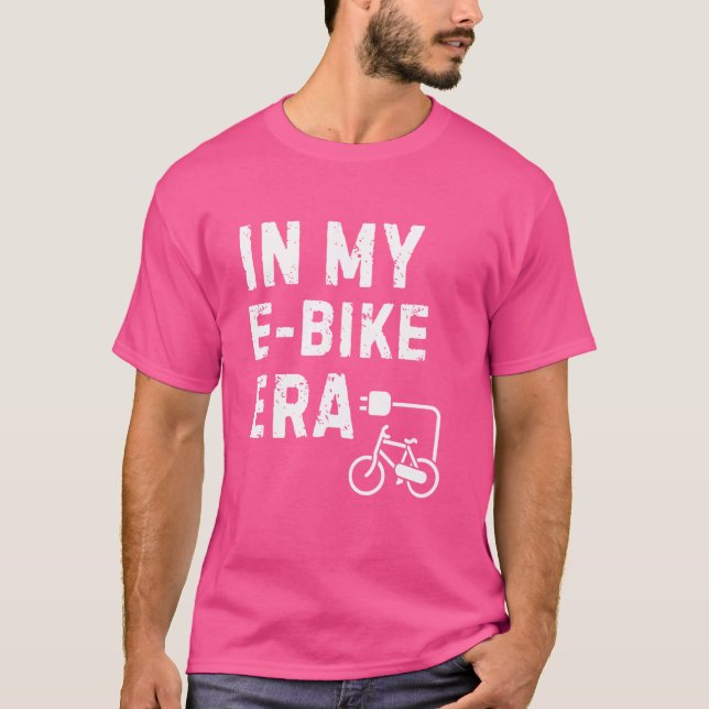 Camiseta En mi era de la bicicleta electrónica barniz de bi (Anverso)