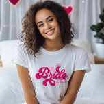Camiseta En mi era de la novia tipo retro y anillo Boda<br><div class="desc">En mi era de la novia tipo retro y camiseta de anillo Boda</div>