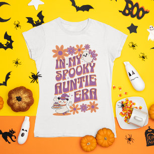 Camiseta En mi era de la tía, Halloween retro