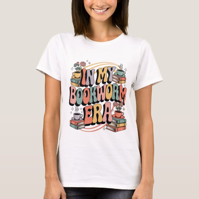 Camiseta En mi era de los gusanos de biblioteca - Estética  (Anverso)