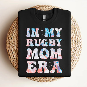 Camiseta En Mi Era de Mamá de Rugby Colorido Mamá de Rugby