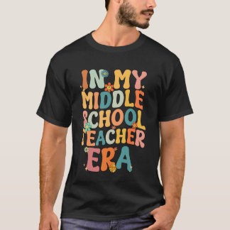 Camiseta En Mi Era de Profesor de Escuela Intermedia Retro