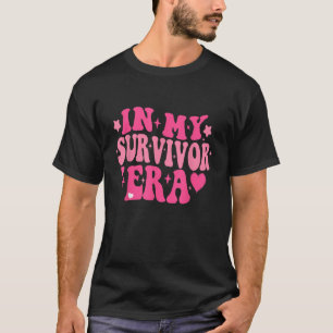 Camiseta En mi era de sobrevivientes de cáncer de mama Retr