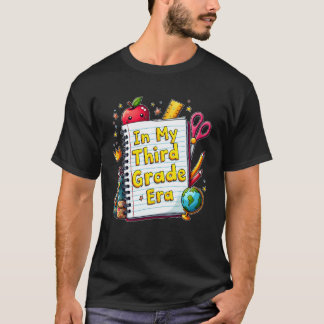 Camiseta en mi era de tercer grado maestro niños 3er grado