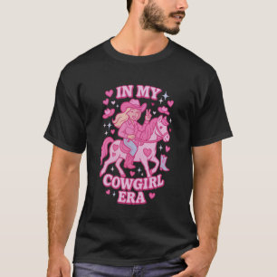 Camiseta En Mi Era de Vaquera Niños Lindo Rosa Occidental N