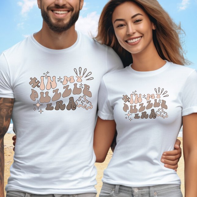 Camiseta En mi era del rompecabezas Personalizado texto atr (Subido por el creador)