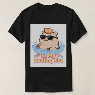 Camiseta En Mi Era Divertida de Sanación Capybara