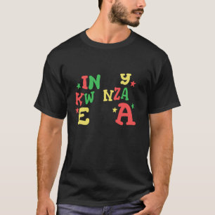 Camiseta En Mi Era Kwanzaa El gracioso retro Groovy orgullo