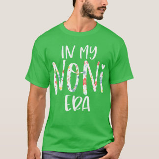 Camiseta En Mi Era Noni Flor Carta Floral Regalos Lindos Pa