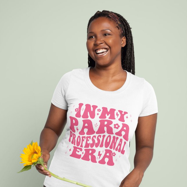 Camiseta En mi era paraprofesional, Groovy, Retro (Subido por el creador)