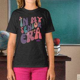 Camiseta En mi era principal, elementos neones con el año