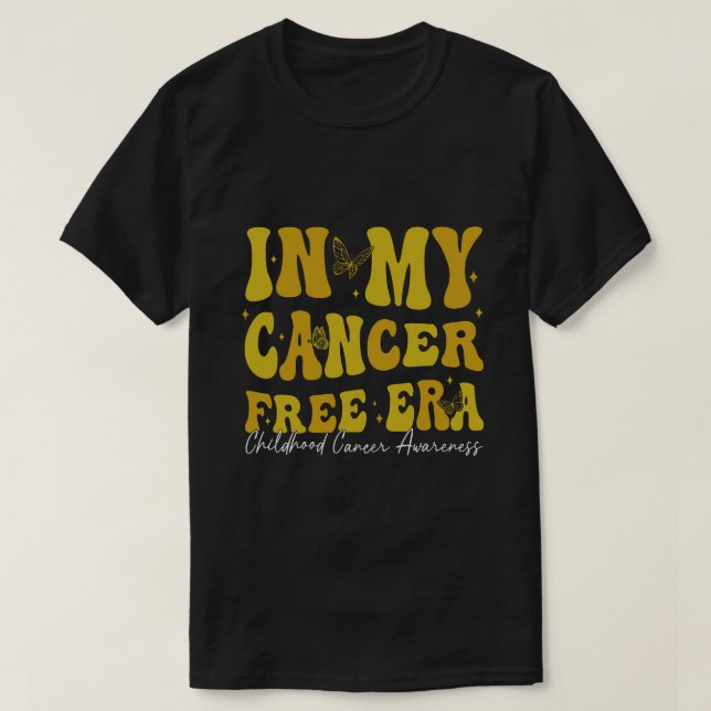 Camiseta En mi era sin cáncer, conciencia sobre el cáncer i (Diseño del anverso)