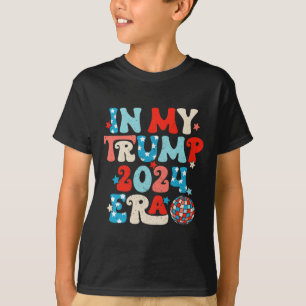 Camiseta En Mi Era Trump 2024 Disco Groovy Retro Funny Dona