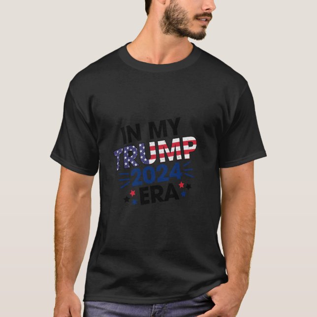 Camiseta En mi era Trump 2024 partidario patriota republica (Anverso)