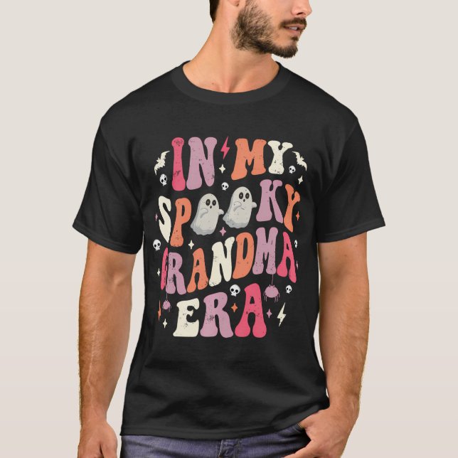 Camiseta En mi espeluznante abuela era una divertida abuela (Anverso)