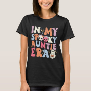 Camiseta En mi espeluznante época de la tía Halloween Groov