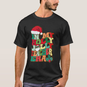 Camiseta En mi feliz Navidad, Navidades retro de la era de