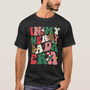 Camiseta En mi fiesta, la familia de Navidades Groovy de la