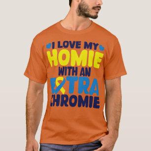 Camiseta en mi homie con cromo extra