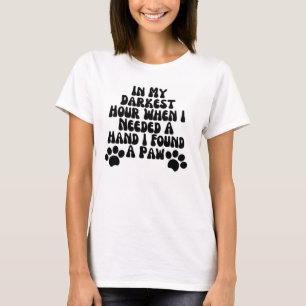 Camiseta En Mi Hora Más Oscura Cuando Necesitaba Una Mano E