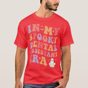 Camiseta En mi inquietante época de asistente dental, Hallo