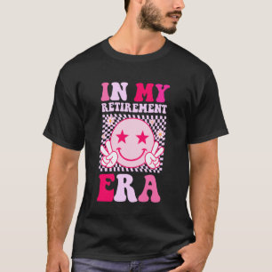 Camiseta En Mi Jubilación Rosa Cara Sonriente Feliz Maestra