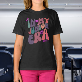 Camiseta En mi juventud, elementos neones con el año