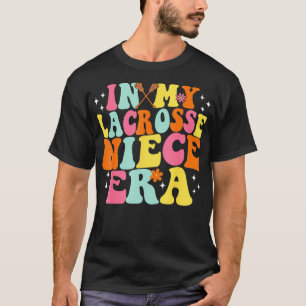 Camiseta En mi Lacrosse Niece Era Retro Game Day TShirt