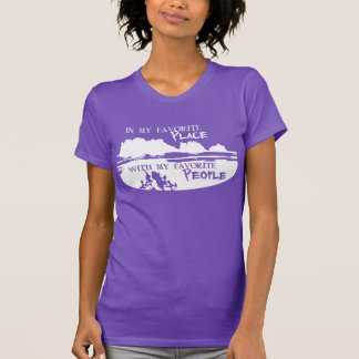 Camiseta En mi lugar preferido con mi blanco preferido de